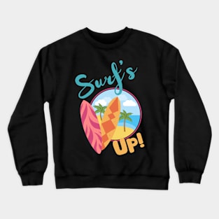 Surf's Up B Crewneck Sweatshirt